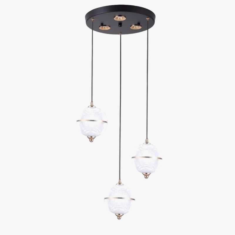 Modern chandelier for versatile decorative lighting