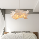 White paper flower design chandelier