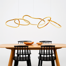 Modern pendant chandelier for living room, vintage hanging ceiling light, dining room indoor lighting fixture