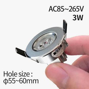 Mini recessed LED spotlight indoor with driver set