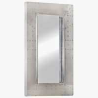 aviation style metal mirror for interior decoration