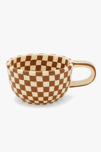 Ceramic coffee mug with spanner handle workshop style