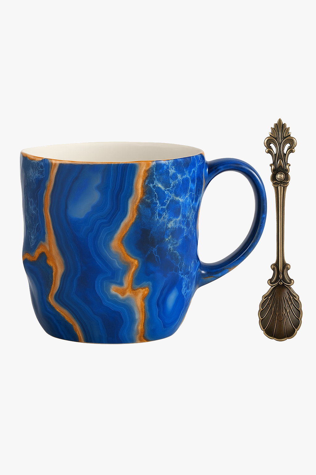 Elegant crystal-effect coffee mug for home or office