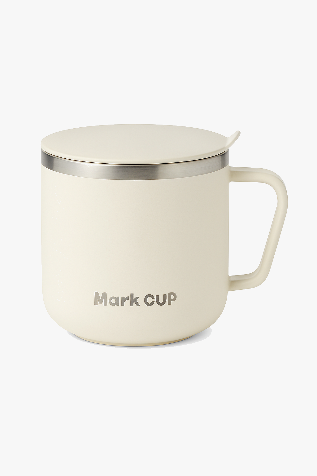 Stainless steel coffee mug 400 ml leak-proof with insulated lid