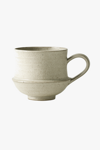 Jingdezhen ceramic mug with handle, simple style, 330ml