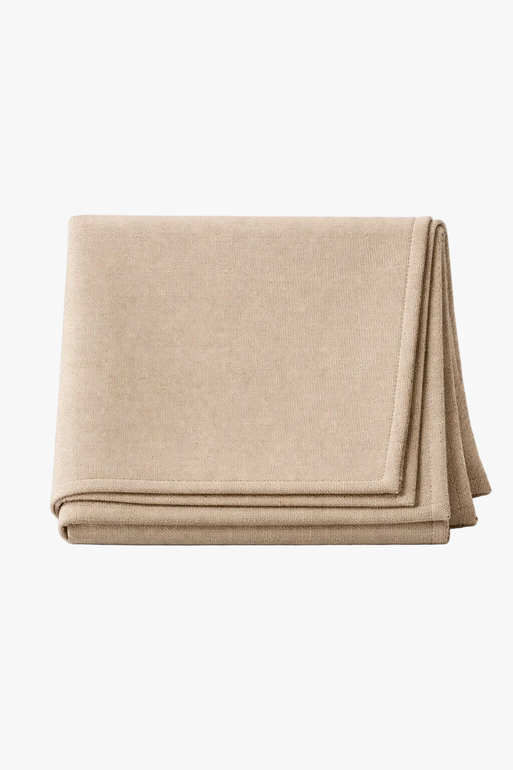 Waterproof cotton and linen tablecloth with solid colour for dining table