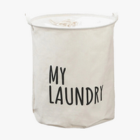foldable waterproof linen and cotton laundry basket large capacity