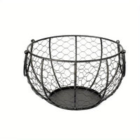metal egg basket for kitchen storage