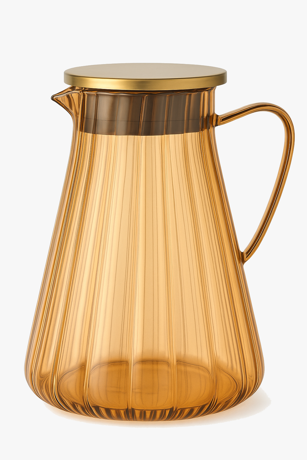 Borosilicate glass pitcher 1.2 l ergonomic handle