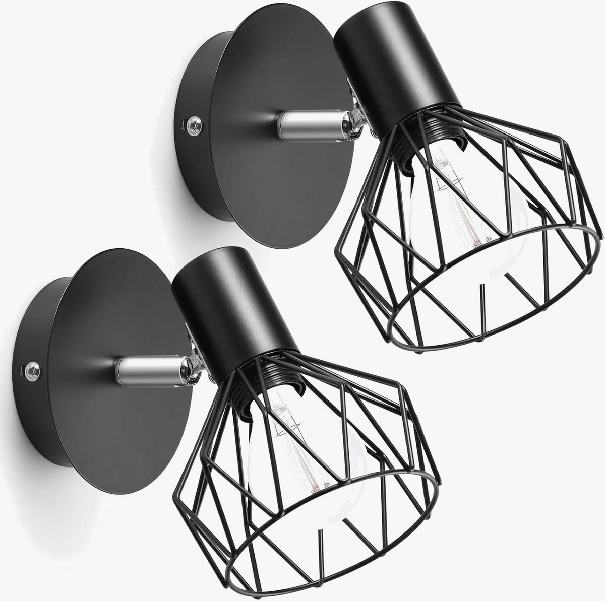Adjustable angle ceiling light for vintage and modern lighting