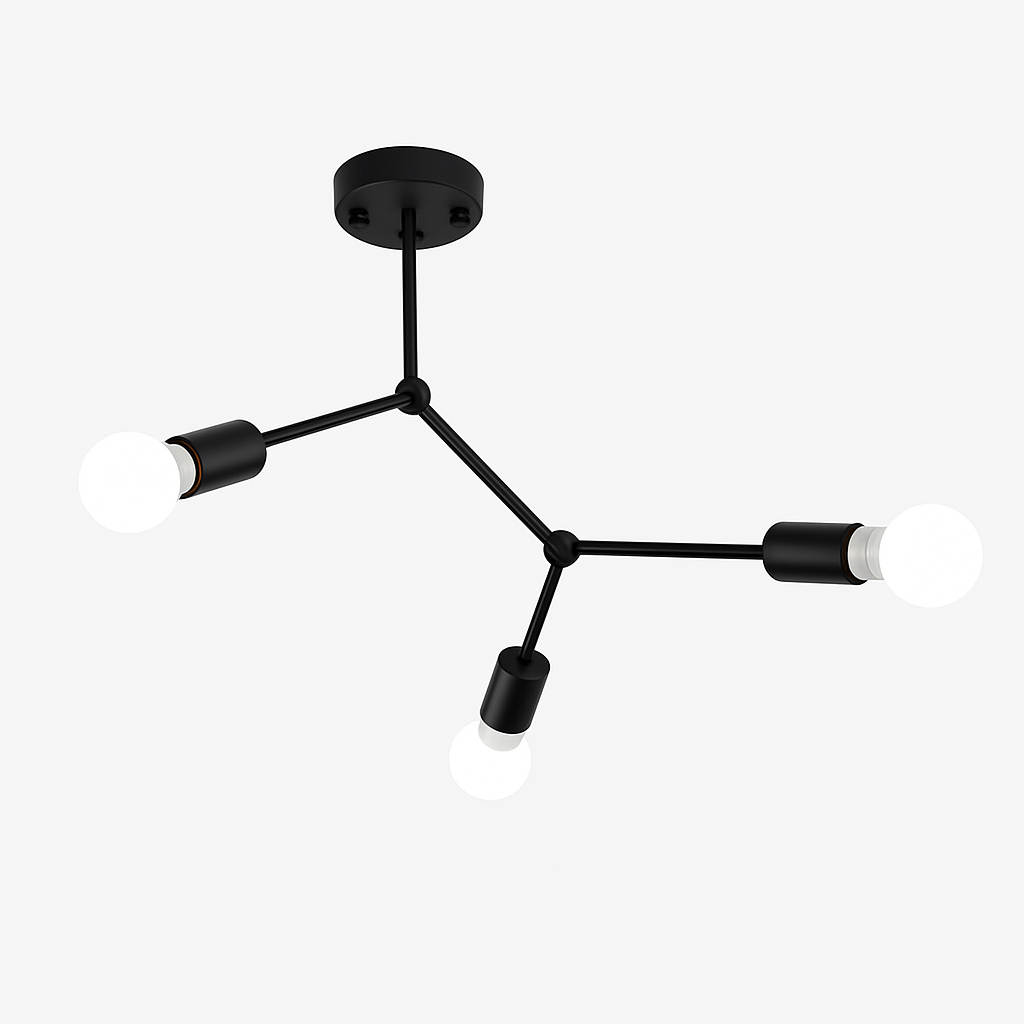 Retro style branch ceiling spotlight Personality