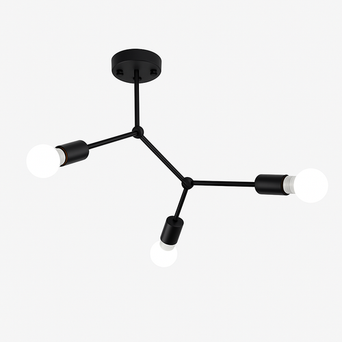 Retro style branch ceiling spotlight Personality