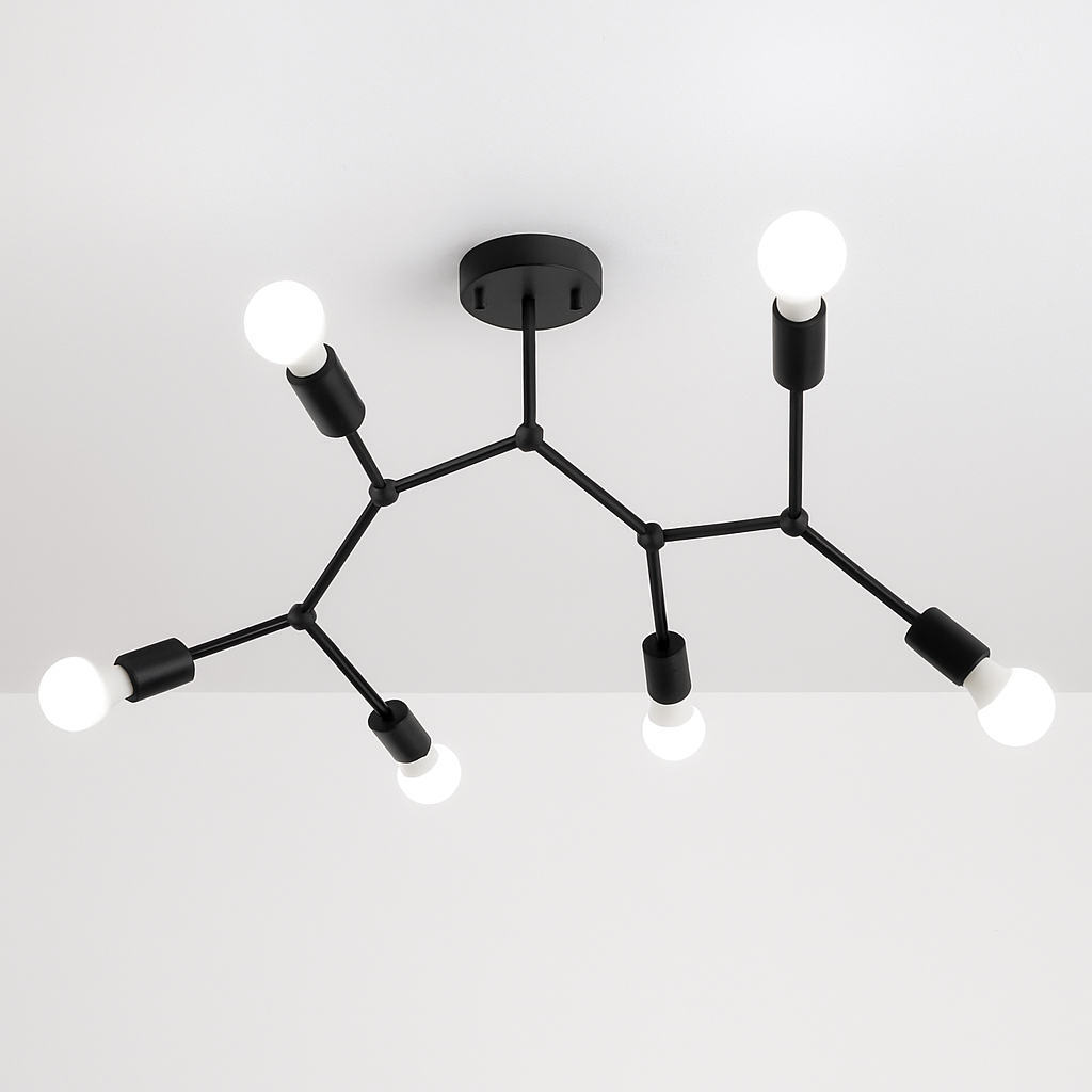 Retro style branch ceiling spotlight Personality
