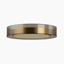 Modern gold LED ceiling light with disc loft design