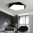 Colored geometric LED design ceiling light