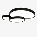 Decorative led ceiling light in black or white