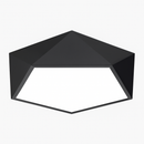 Geometric diamond LED ceiling light