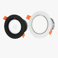 Modern dimmable recessed LED ceiling light for indoor lighting