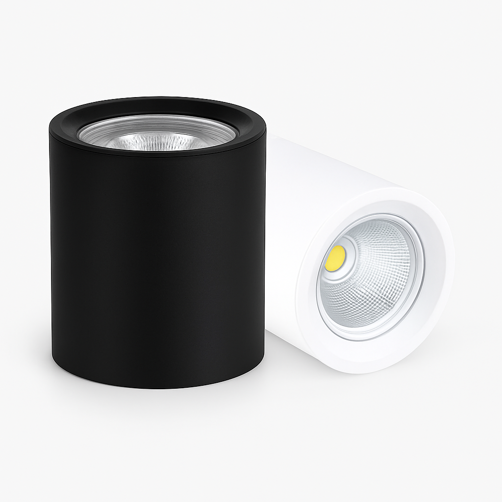 Dimmable LED ceiling light with downward spotlight decoration