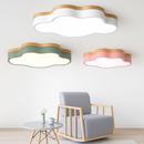Botimi cloud-shaped wooden LED ceiling light