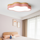 Botimi cloud-shaped wooden LED ceiling light