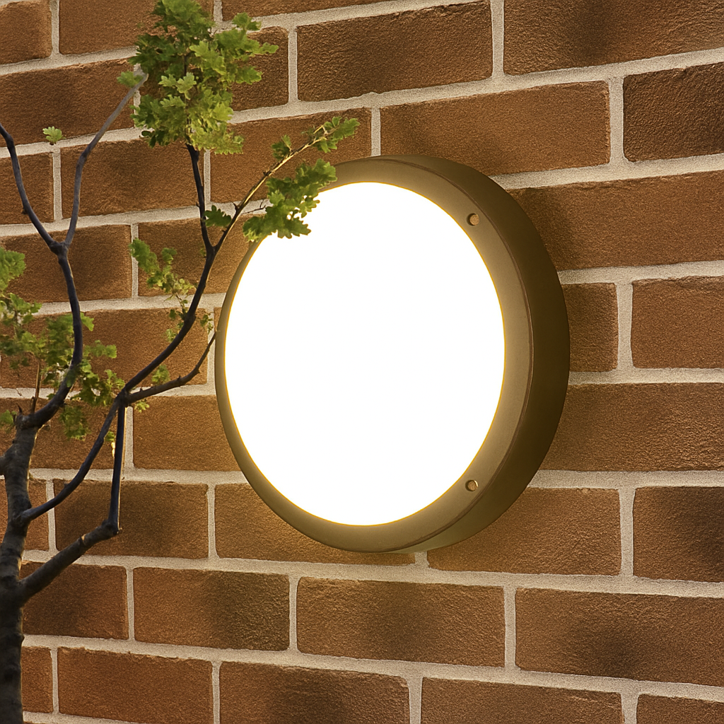 Modern waterproof round outdoor LED ceiling light surface mounted