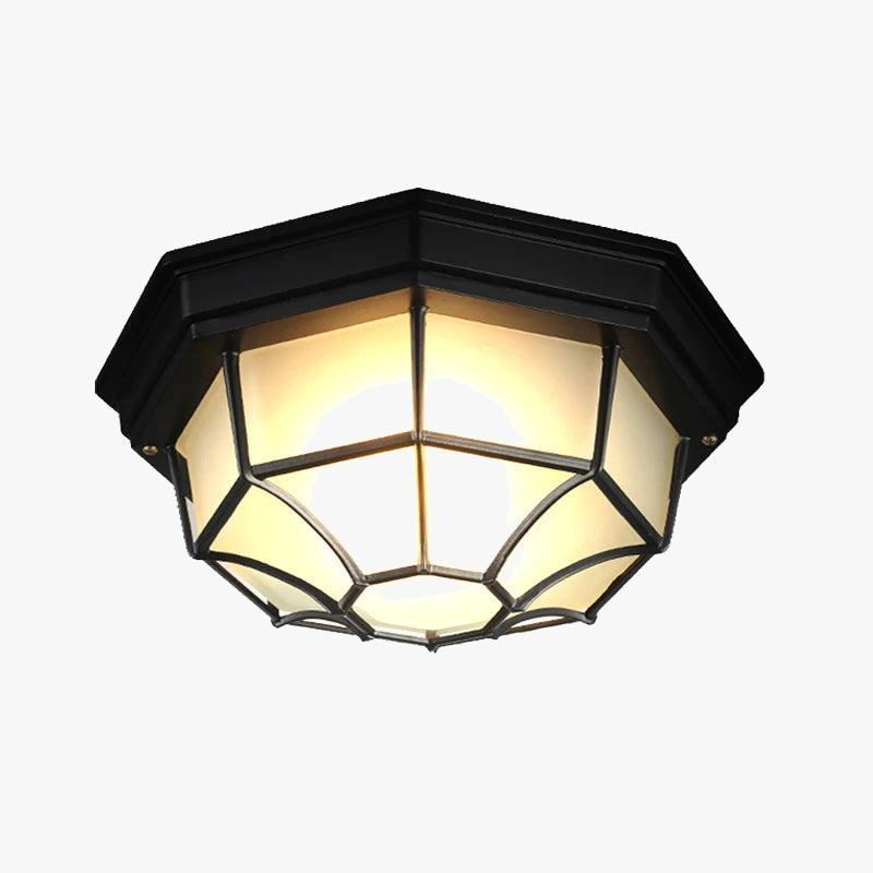 Modern retro outdoor waterproof LED ceiling light