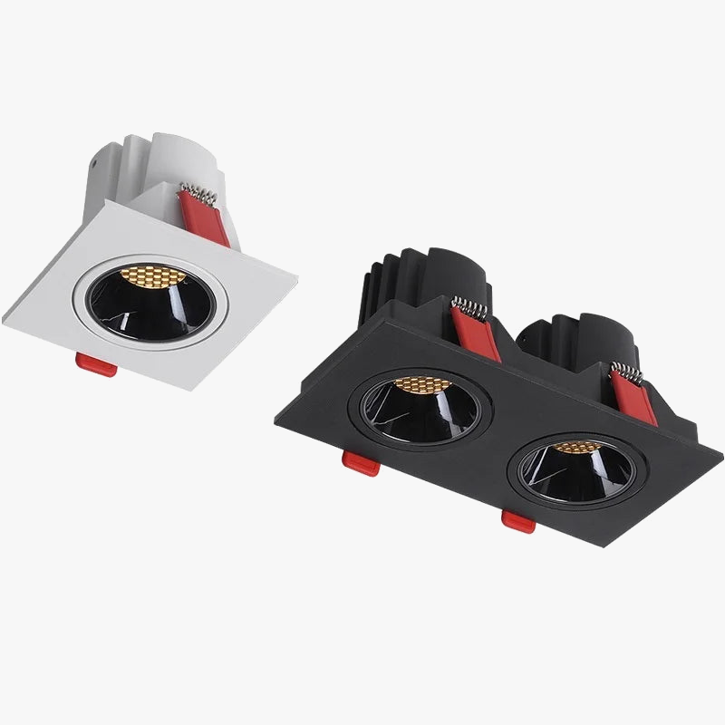 Dimmable integrated LED spot ceiling light