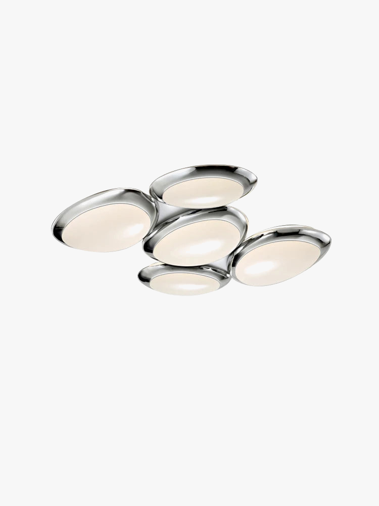 Modern smart LED ceiling light pebble shape design
