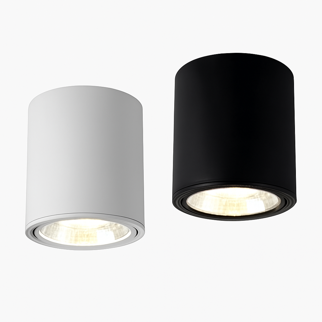 Dimmable LED ceiling light with energy-saving adjustable angle