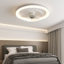 Modern LED ceiling light with remote control fan and adjustable brightness