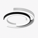 Modern circular arc LED ceiling light