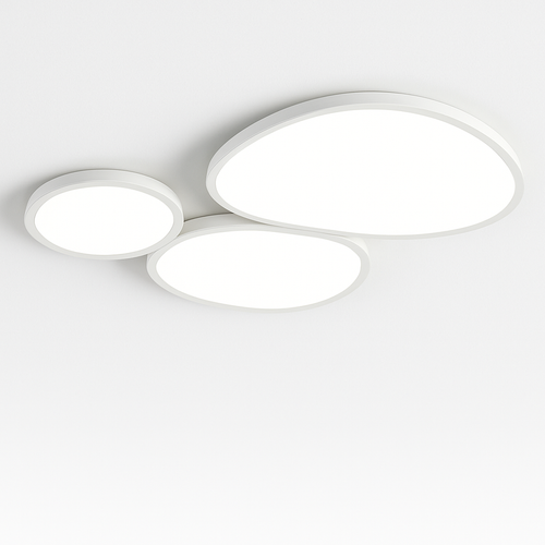 Modern dimmable LED ceiling light for decorative interiors