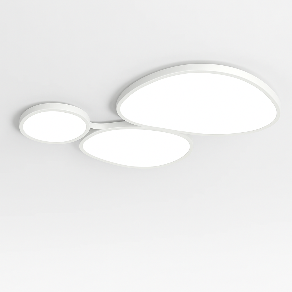 Modern dimmable LED ceiling light for decorative interiors - vue 3 sur 11