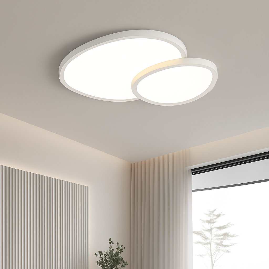 Modern dimmable LED ceiling light for decorative interiors - vue 4 sur 11