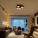 Rectangle LED ceiling light with eye protection magic spot