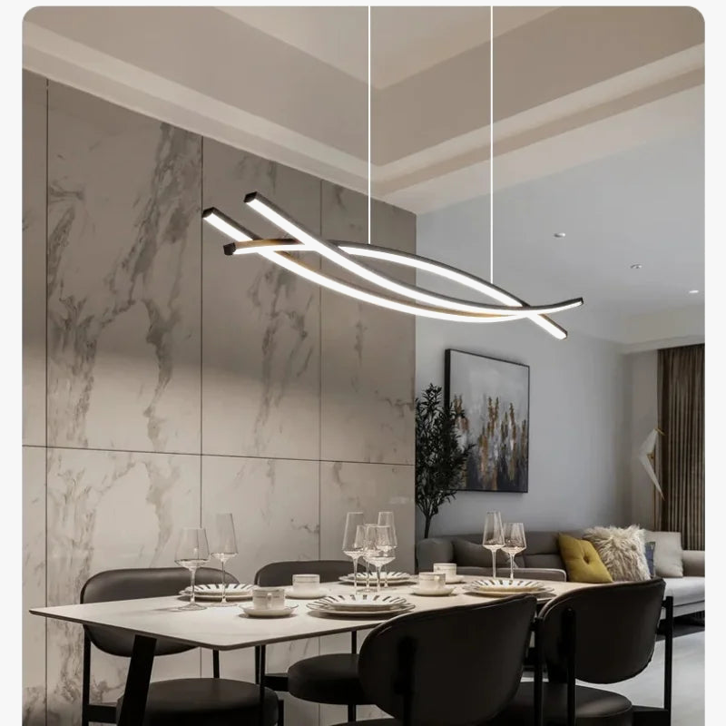 Modern and simple decorative LED pendant ceiling light