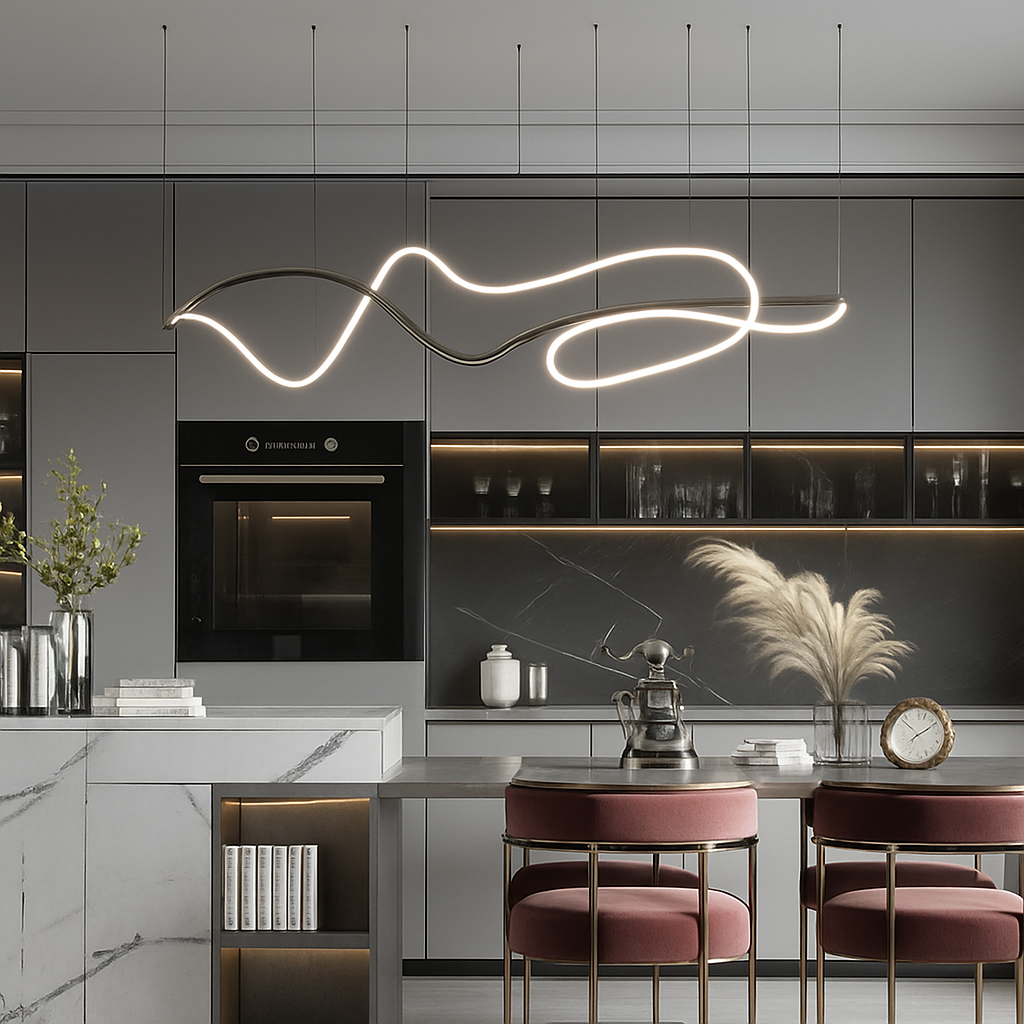 Modern LED pendant ceiling light for hotel or restaurant