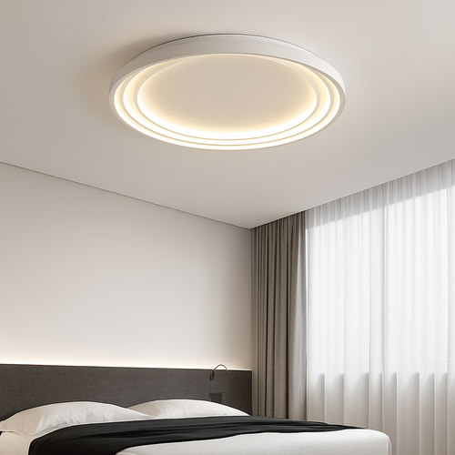 Ultra slim modern design LED ceiling light new collection - vue 5 sur 8