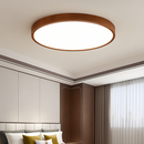 Modern solid wood LED ceiling light