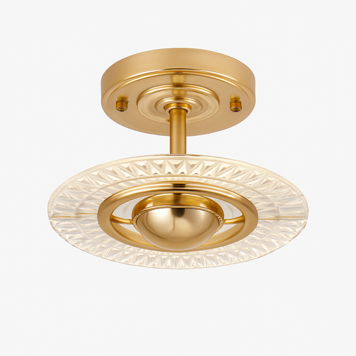 Modern luxury crystal LED ceiling light