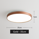 Modern circular and thin metal LED ceiling light Glenn