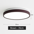 Modern circular and thin metal LED ceiling light Glenn