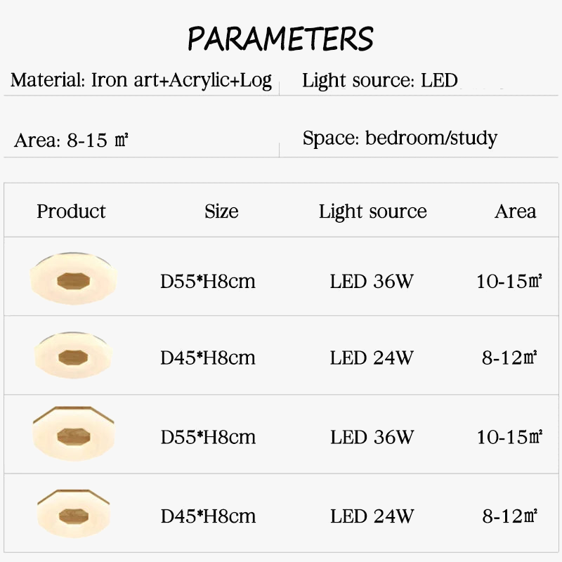 Ultra-slim modern LED ceiling light for interior decoration