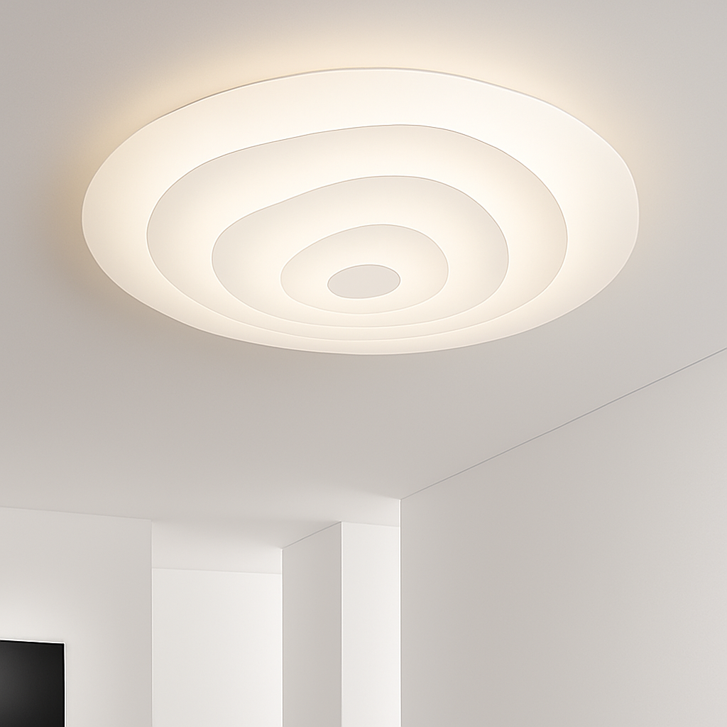 Original designer multi-layer irregular shape ceiling light - vue 6 sur 9