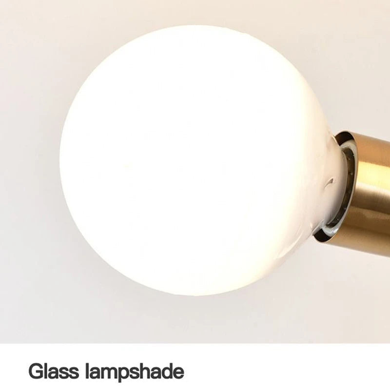Nordic creative multi-head ceiling lamp modern simple