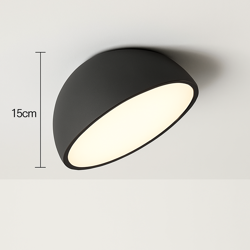 Modern nordic LED ceiling light with remote for stairway, hallway, loft