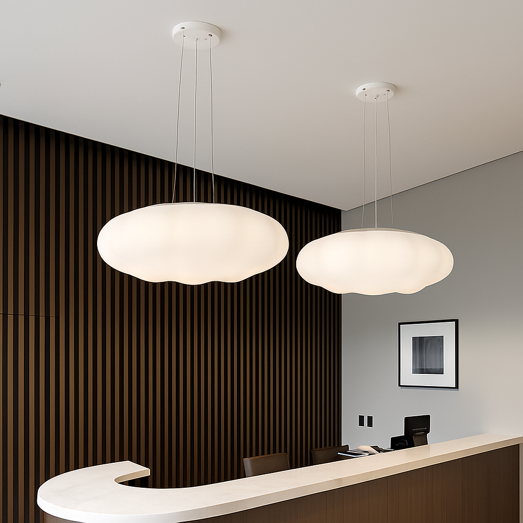 Modern creative cloud ceiling light for children's room