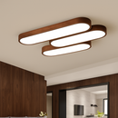 Scandinavian rectangular LED ceiling light with rounded corners Agara
