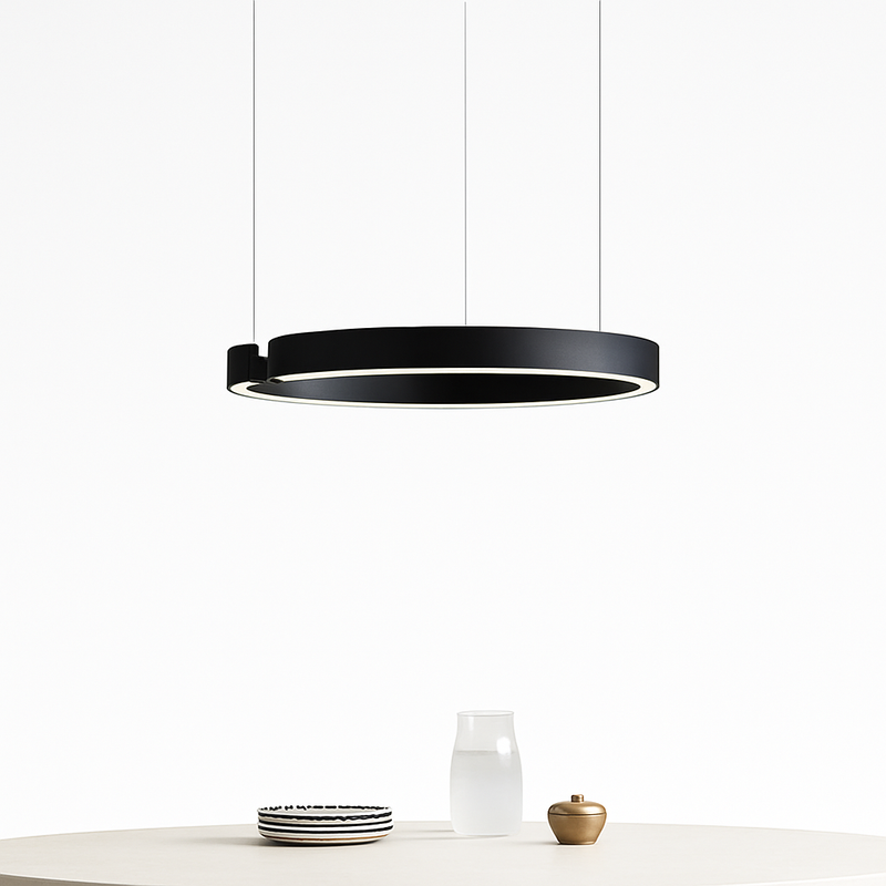 Ceiling pendant light chandelier for dining room LED bedroom living room nordic modern round ring lamp